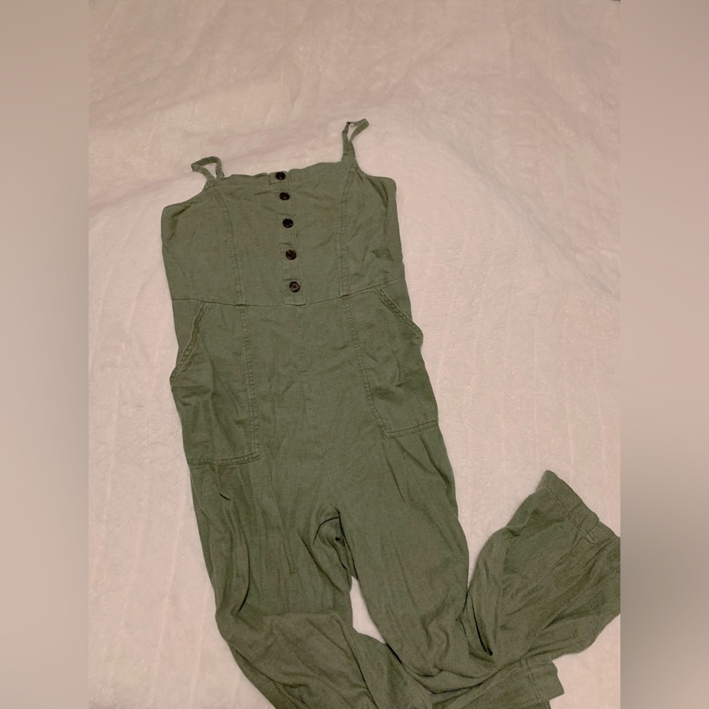 Olive green jumpsuit